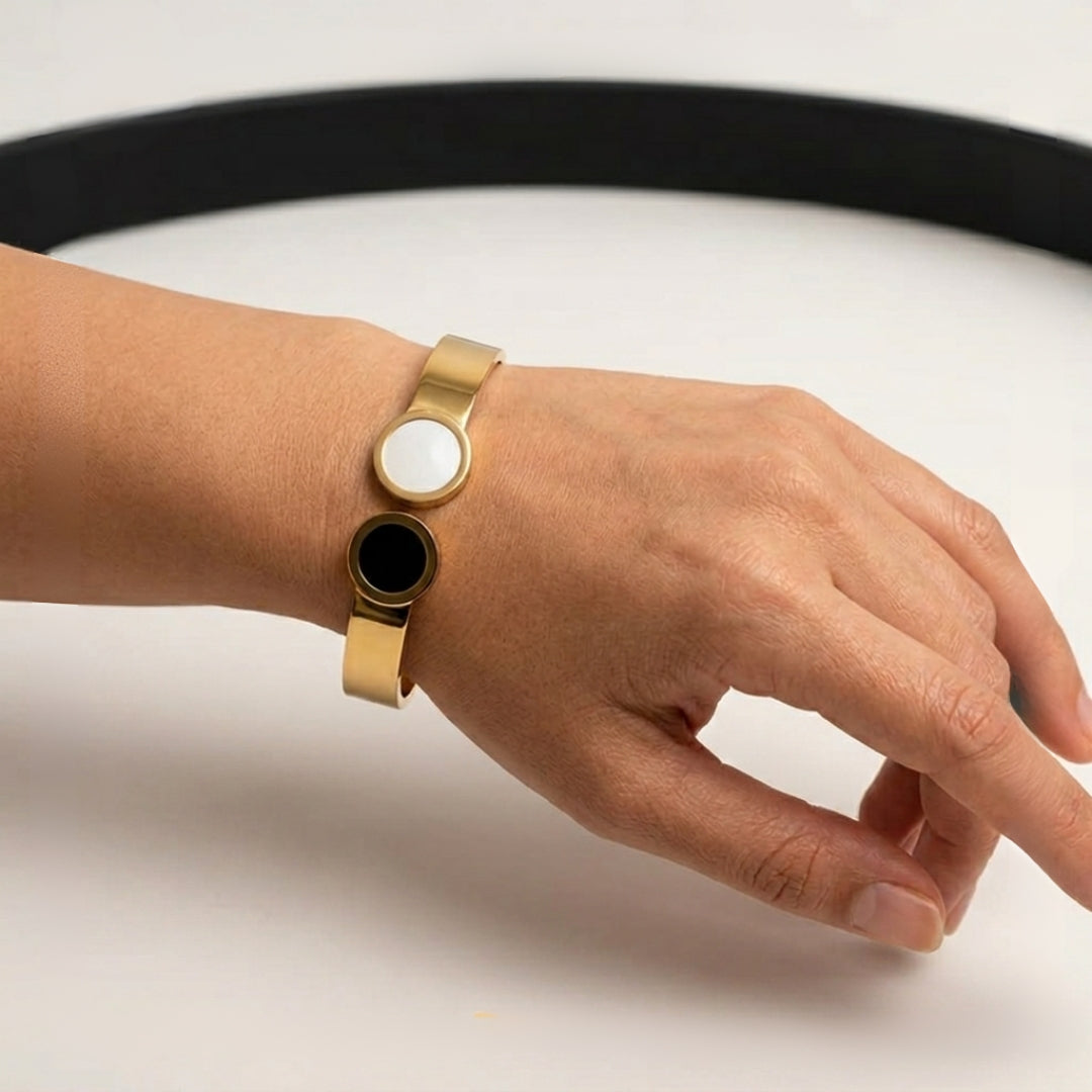 Virsah Dual Tone Gold-Tone Bracelet – Elegant Artificial Jewelry for Women