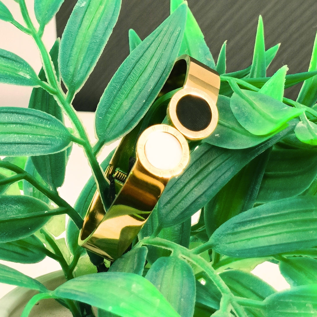 Virsah Dual Tone Gold-Tone Bracelet – Elegant Artificial Jewelry for Women