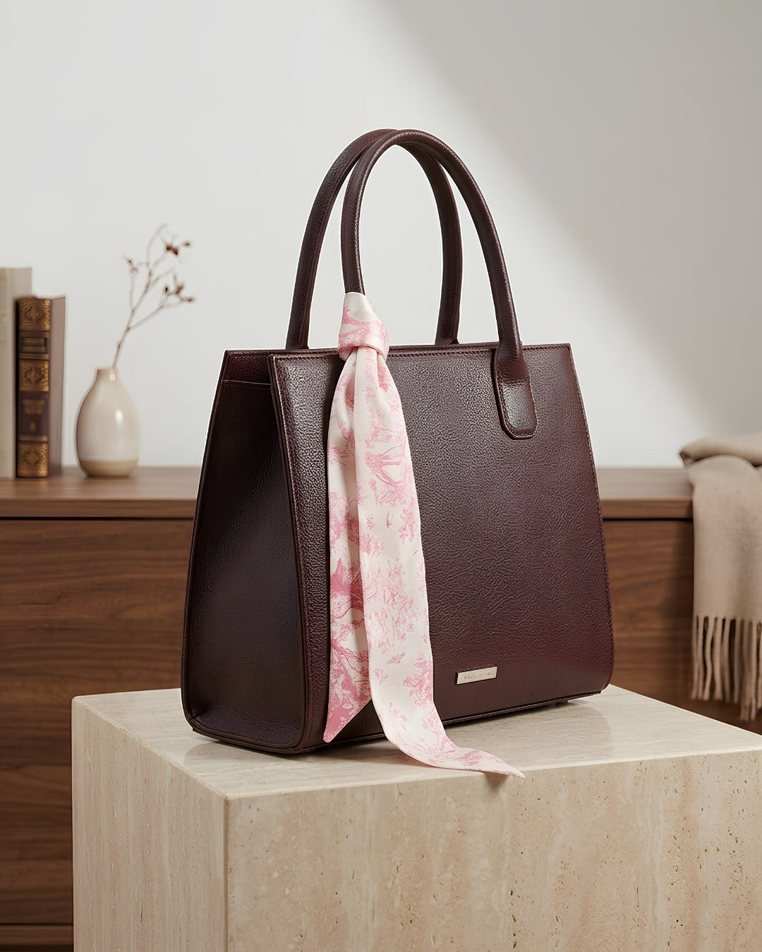 The Vivienne Structured Tote – Refined Style with a Touch of Elegance