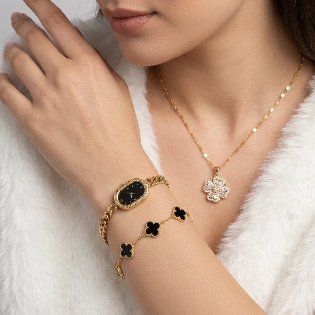 Deal of Hearts | 1 Elegant Pendant and 2 Stylish Bracelets For Women